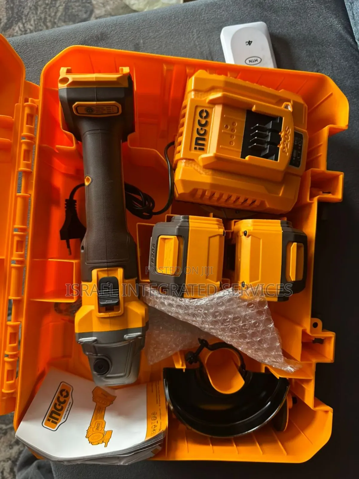 Angle Grinding Machine Battery Complet Set With Charger Complete Set