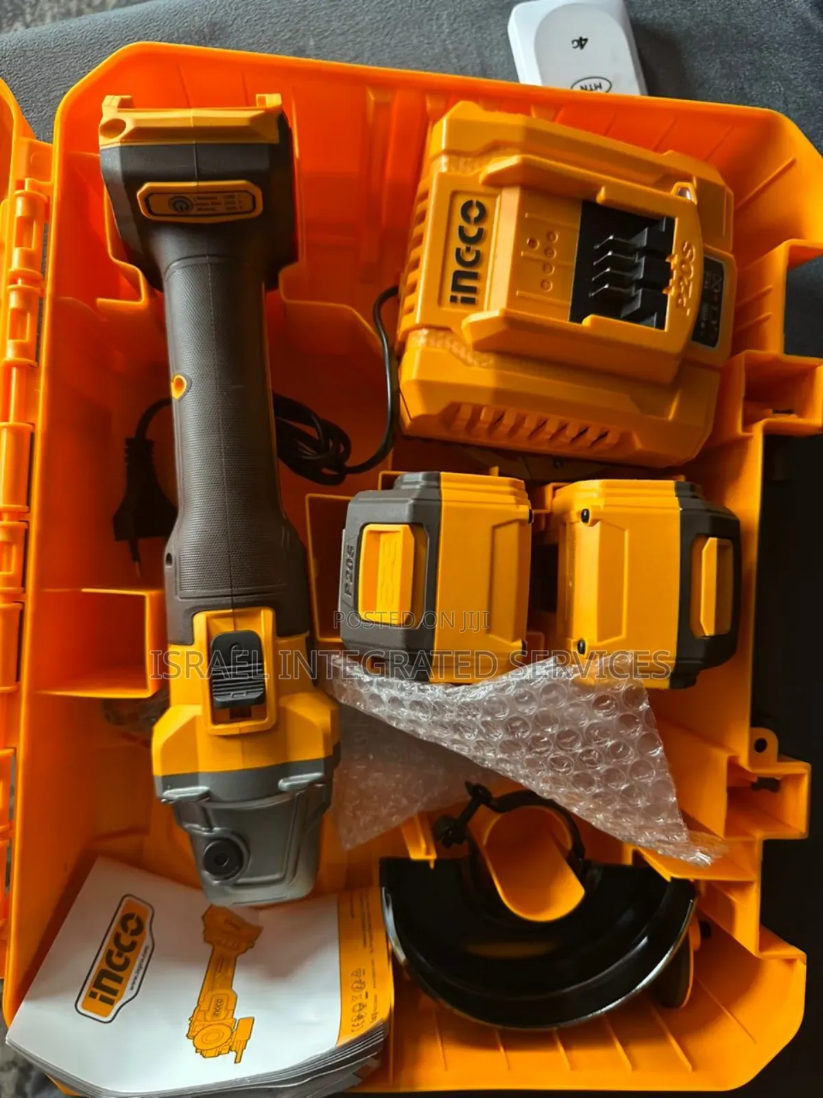 Angle Grinding Machine Battery Complet Set With Charger Complete Set