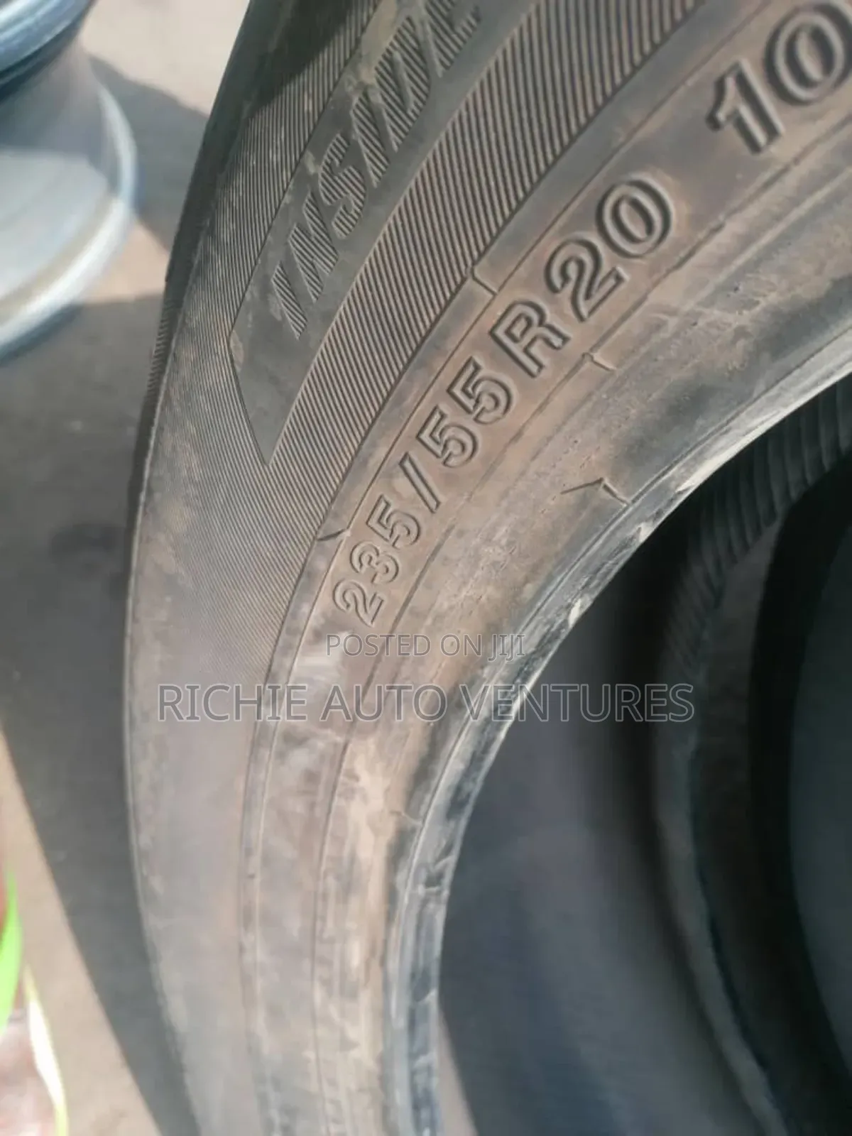 Graded 235/55r20 Yokohama With Current Date