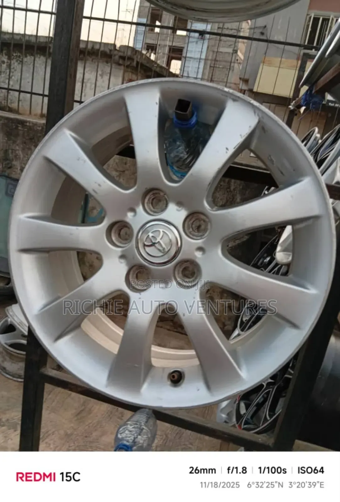 Original Oem Toyota Rim For Camry