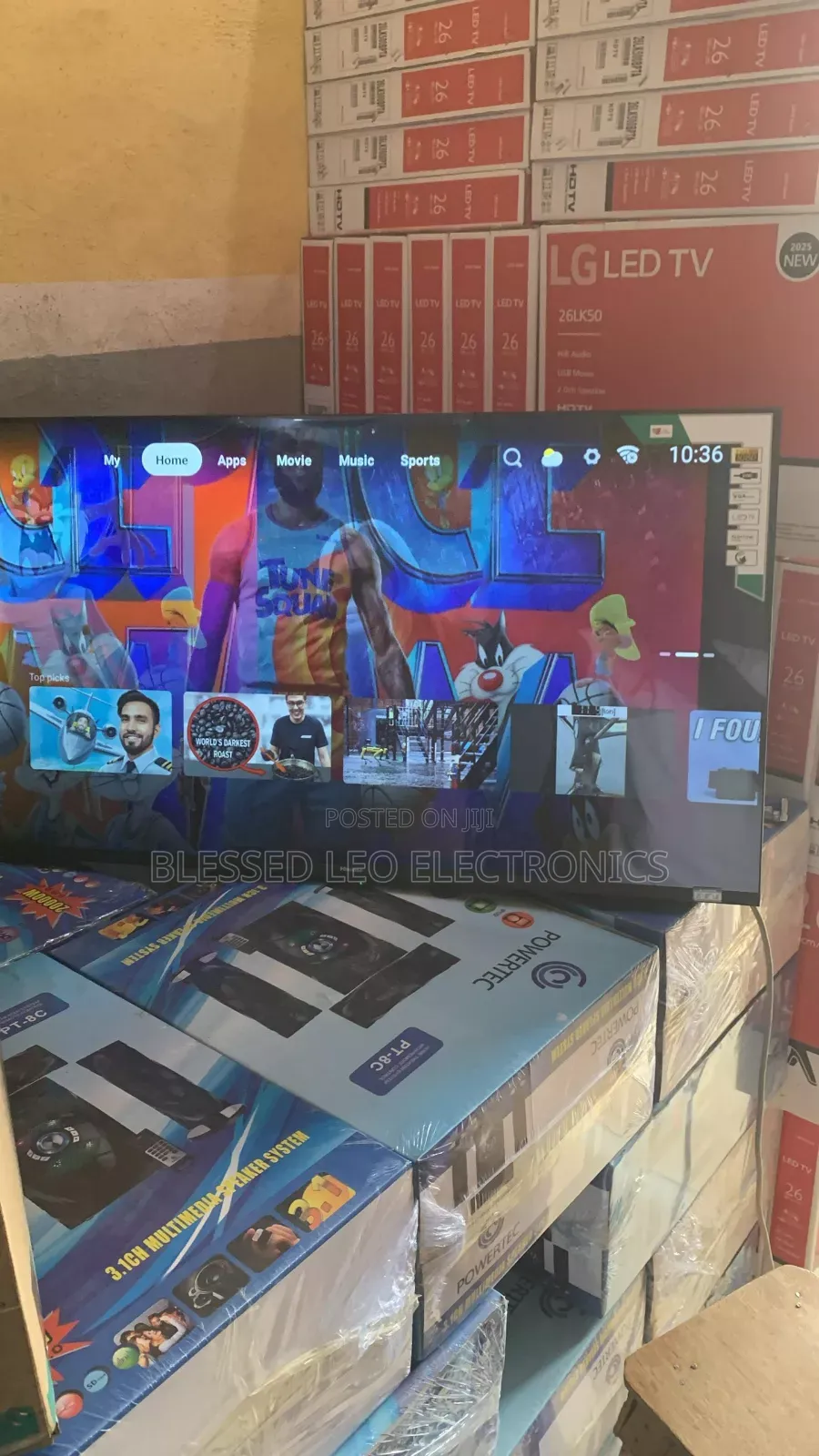 50inches With Inbuilt Bluetooth Netflix Youtube and More
