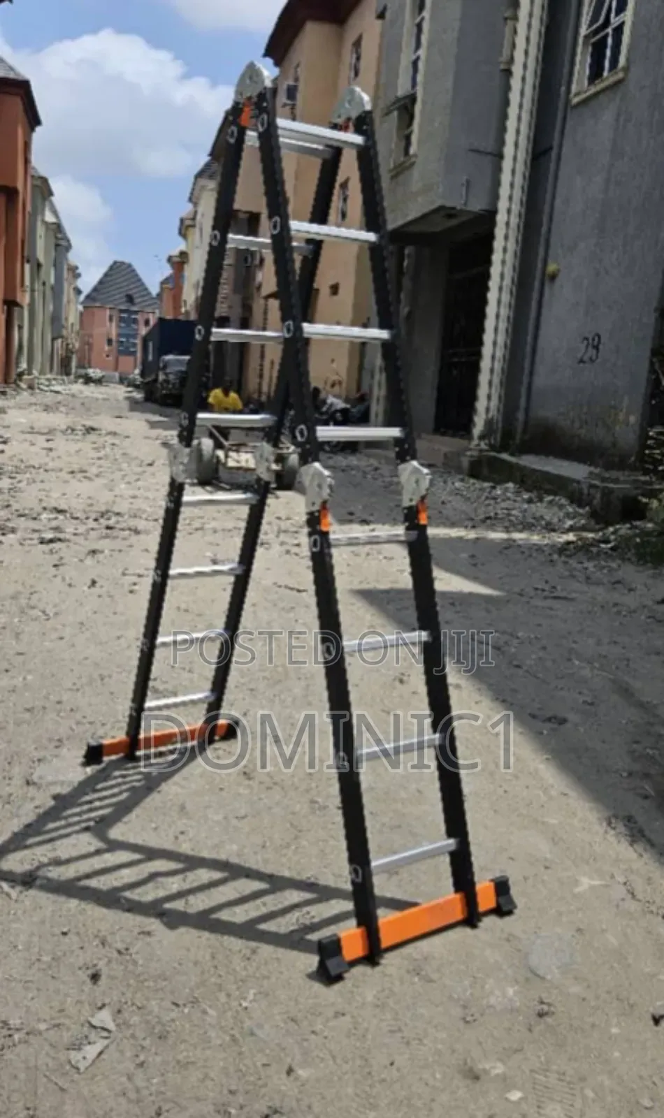 Multi-purpose Folding Aluminum Ladder4×4=16 Steps