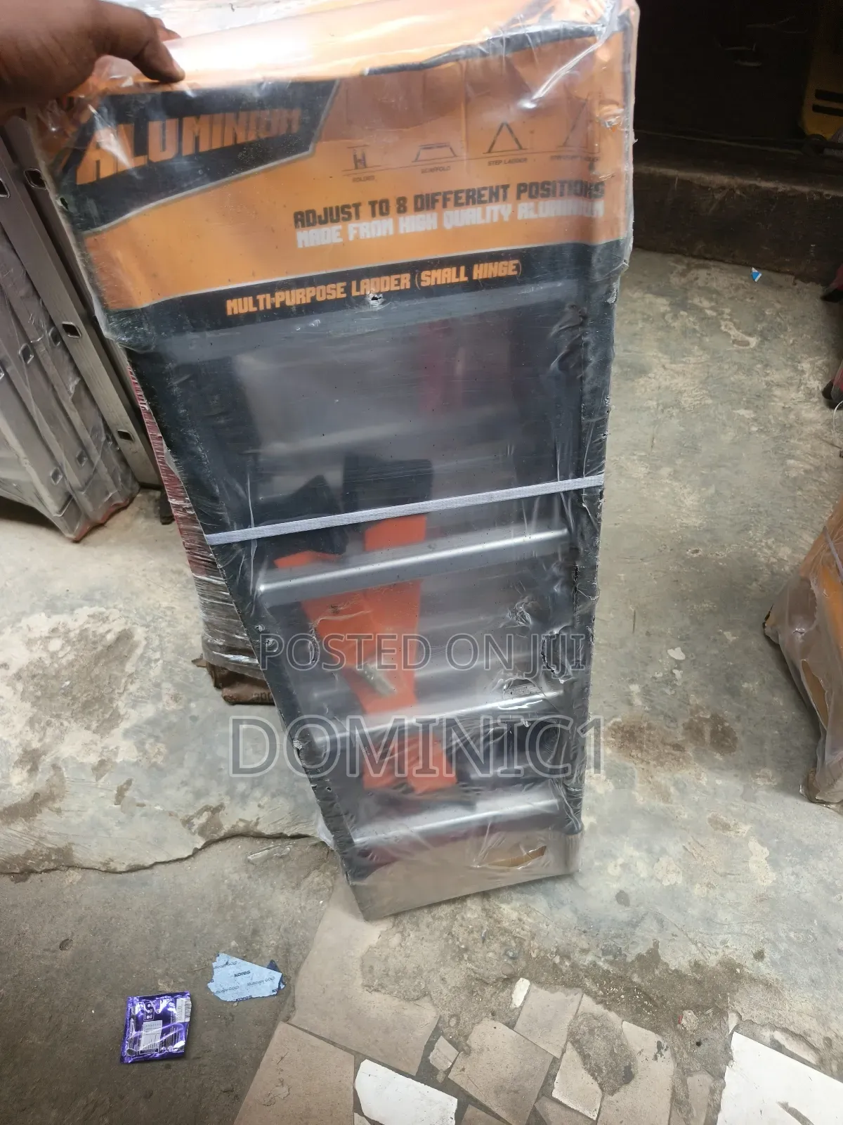Multi-purpose Folding Aluminum Ladder4×4=16 Steps