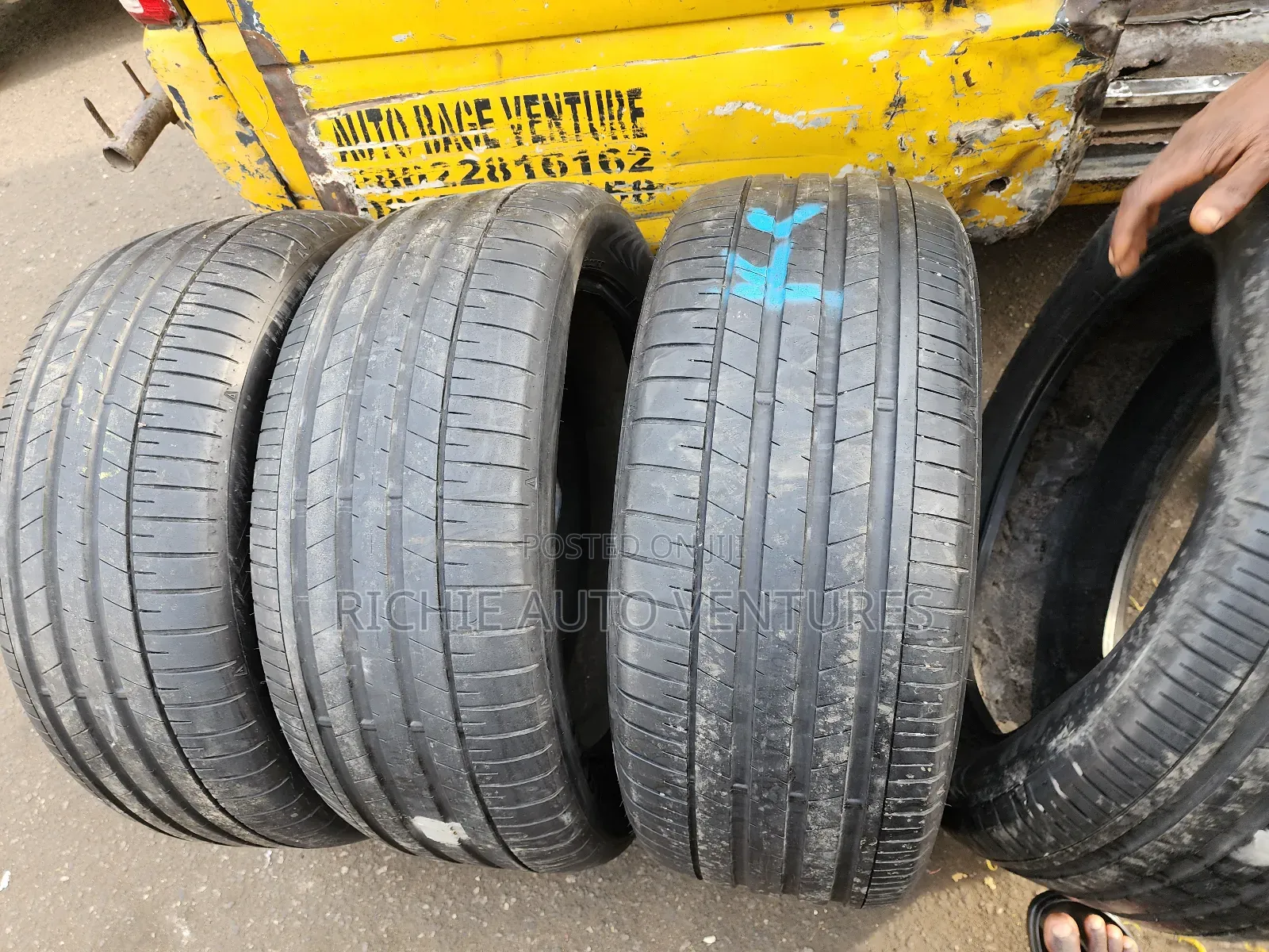 Dunlop 255/50r20 Tyre With Current Date.