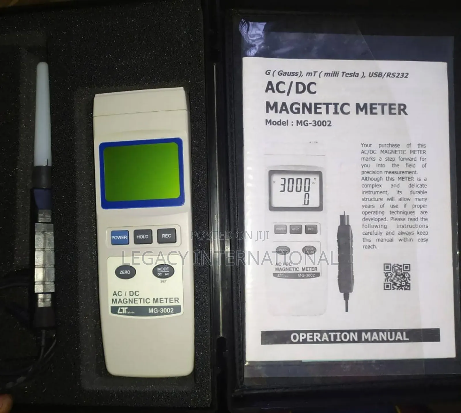 Gauss Magnetic Meter Mg-3002