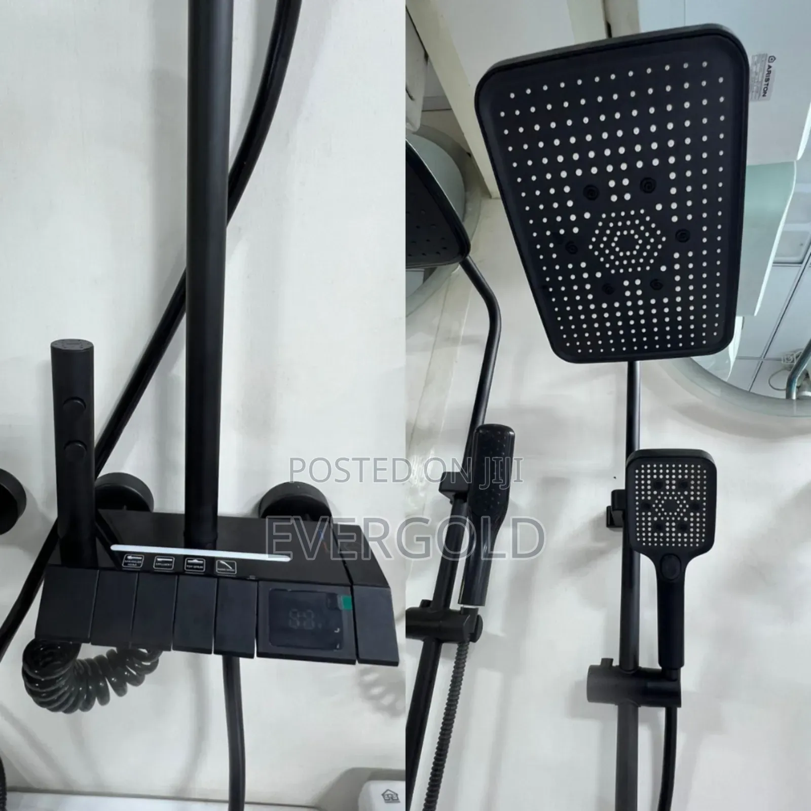 Black Shower Mixer Tap High Quality