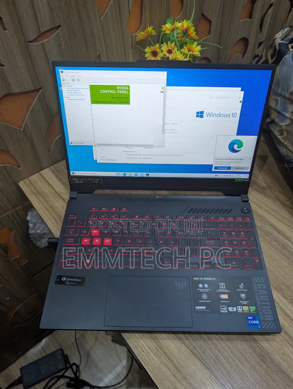 Laptop Asus TUF Dash F15 16GB Intel Core I7 SSD 1T