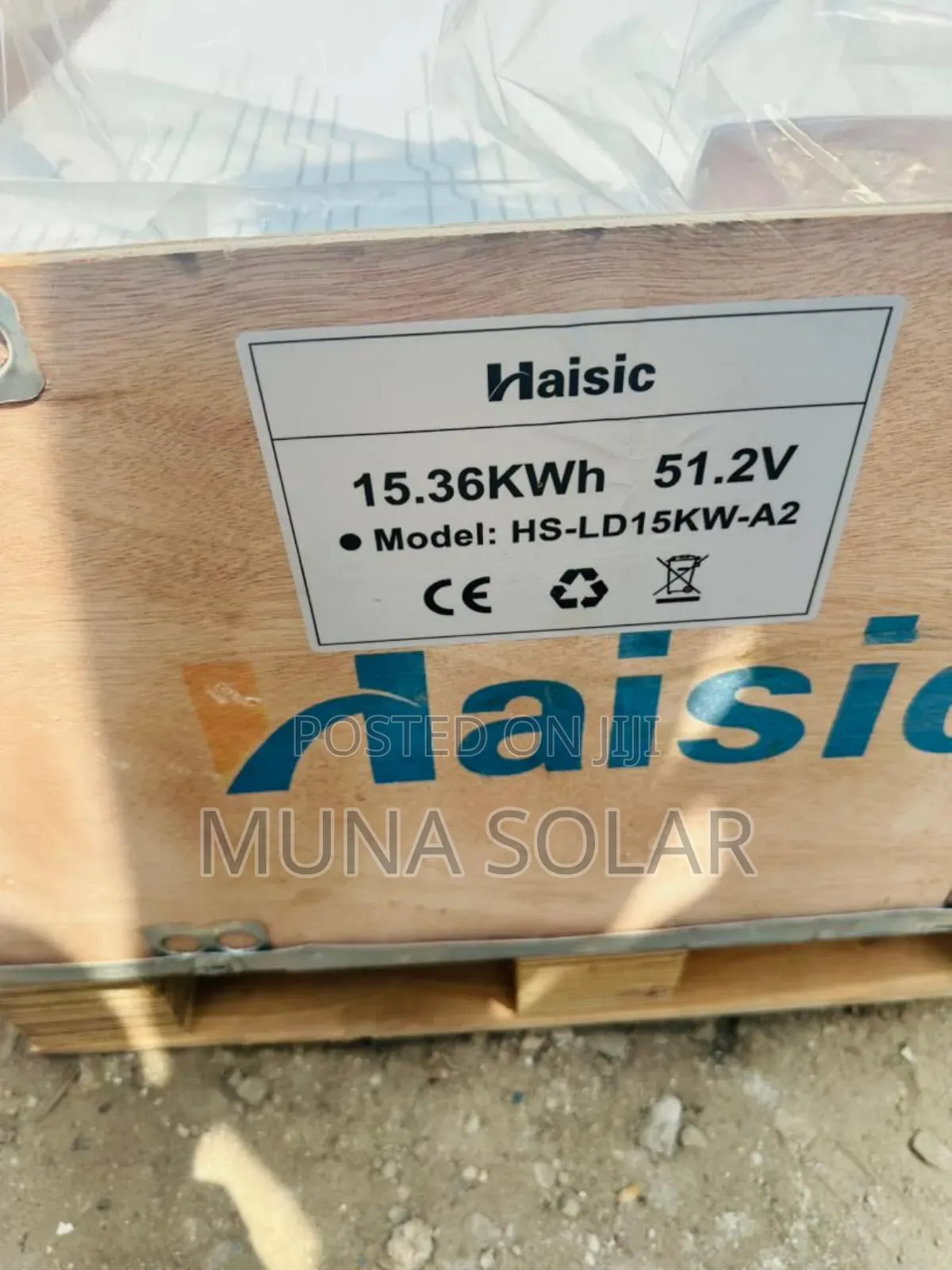 15.36kwh 51.2v Haisic Solar Lithium Battery