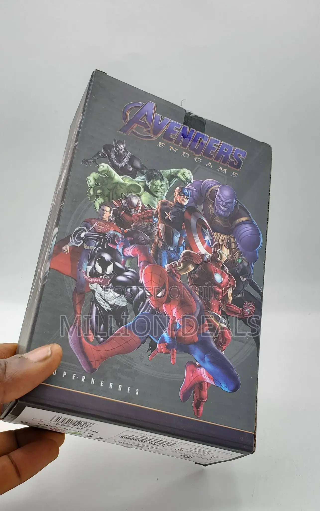Avengers Endgame Spiderman Suspenders Kids Light Toy Ages 3+