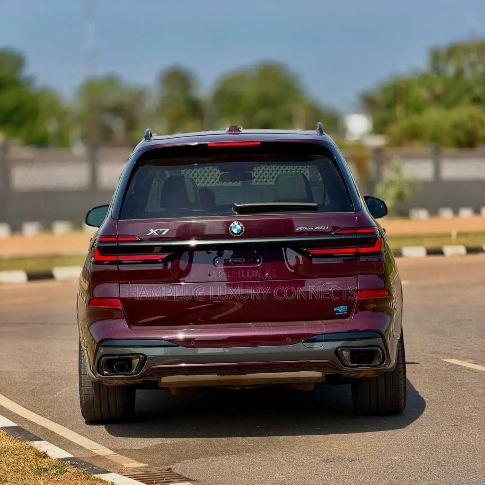 BMW X7 2025 Red