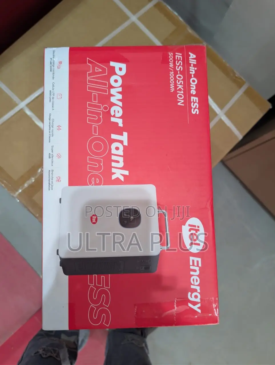 Itel Energy 500w 1kwh Portable Power Station 208,833mah