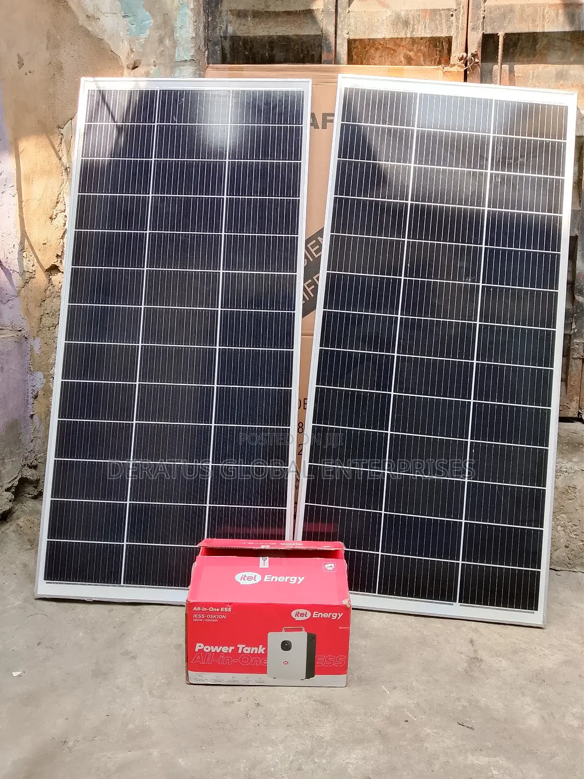 500w Powerful Portable Itel Solar Generator