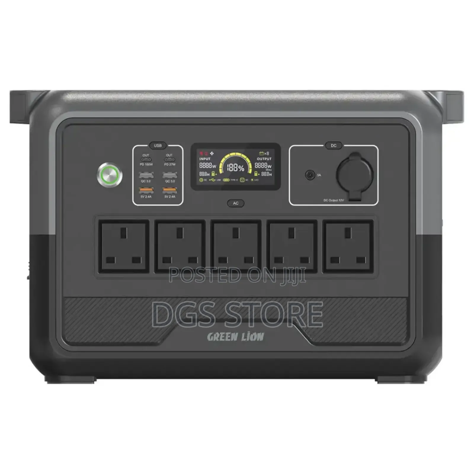 Green Lion Pgx1200 Power Station 1200w With 1152wh Lifep04 4500mah