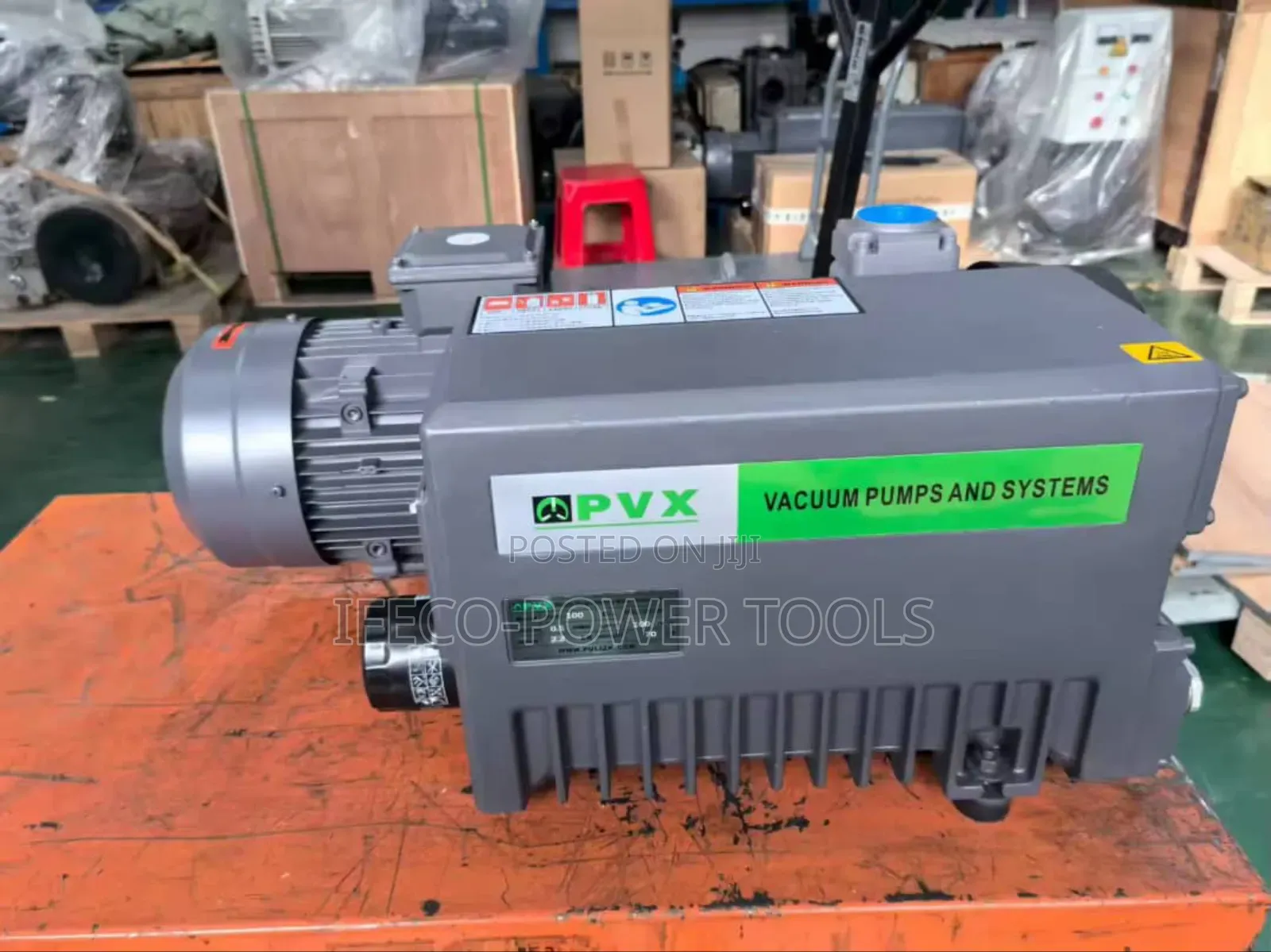 Single-Stage, Oil-Sealed Rotary Vane Vacuum Pump,
