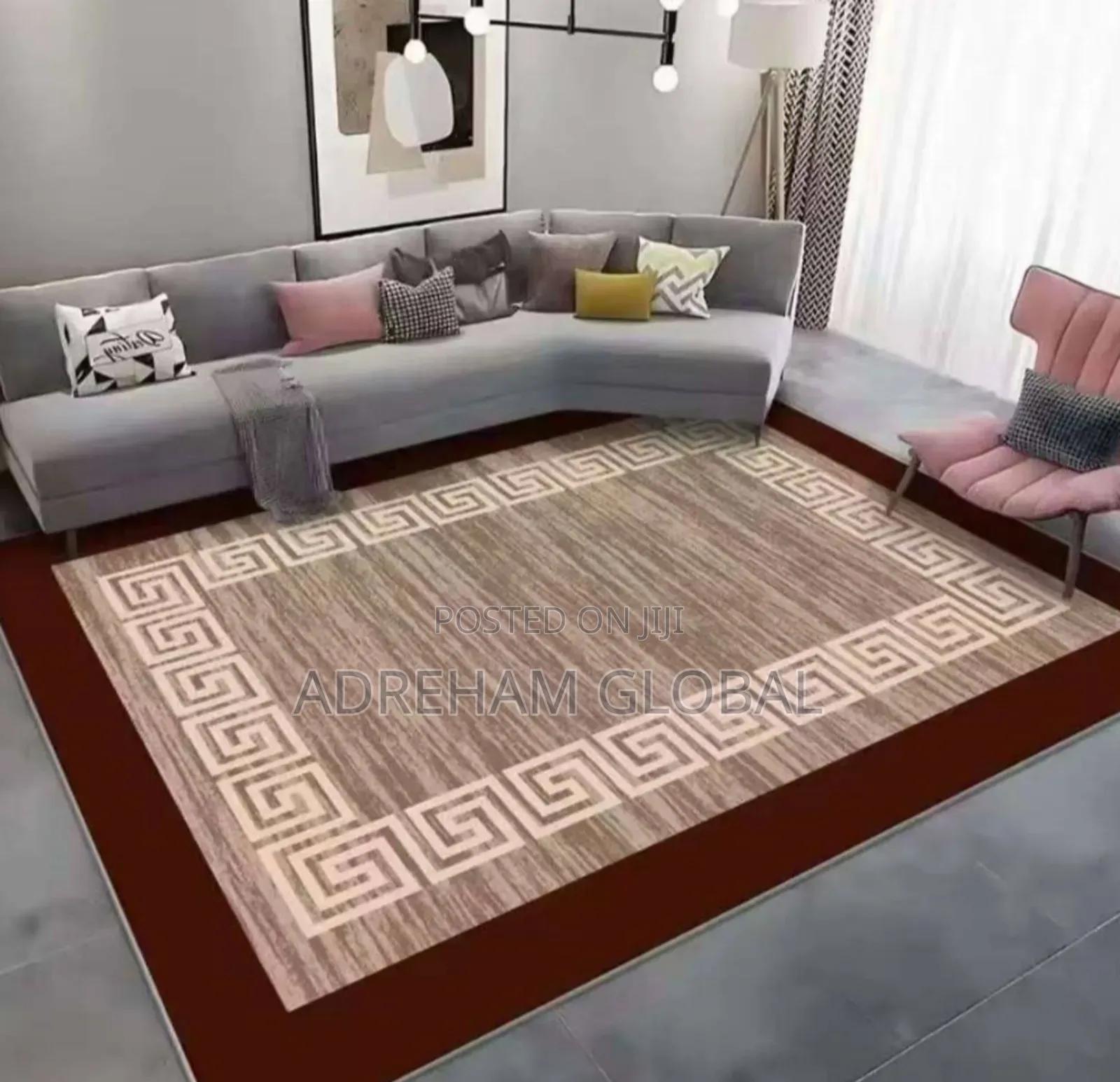 Center Rug 
1000gram Thickness 
Size 160x230cm(5x7)Ft