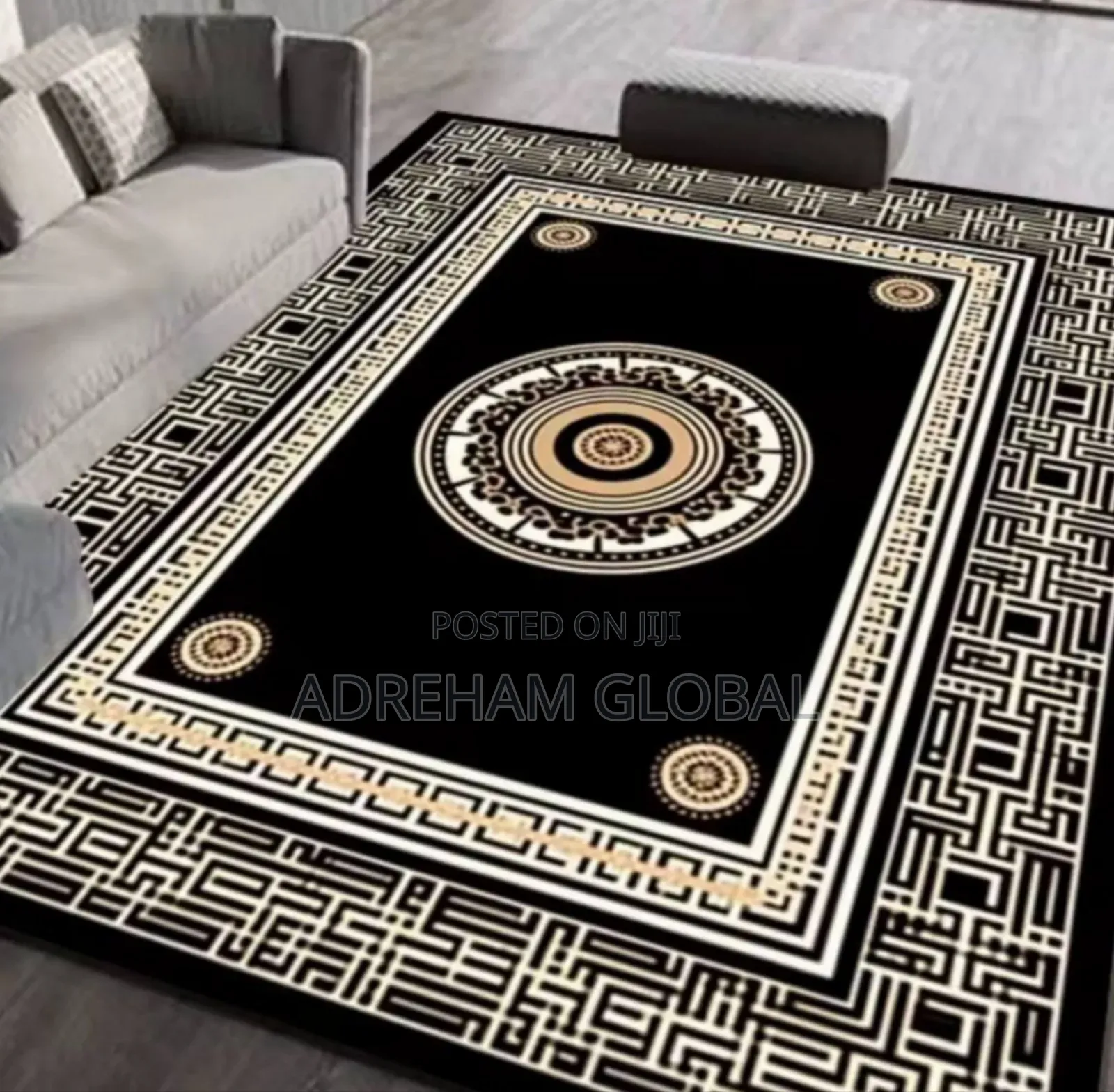 Center Rug 
1000gram Thickness 
Size 160x230cm(5x7)Ft