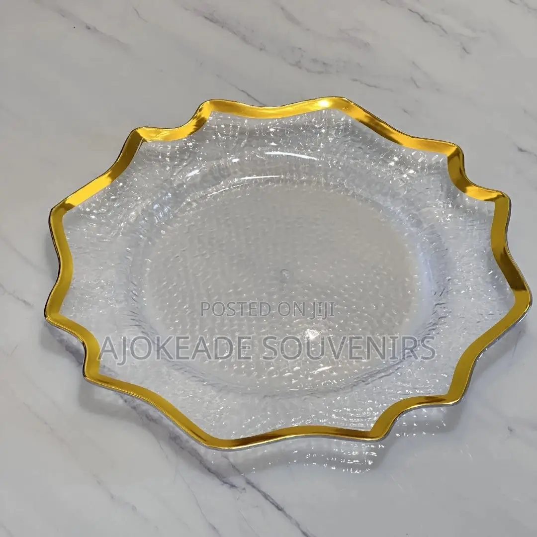 Quality Acrylic Charger Plate(50pcs)