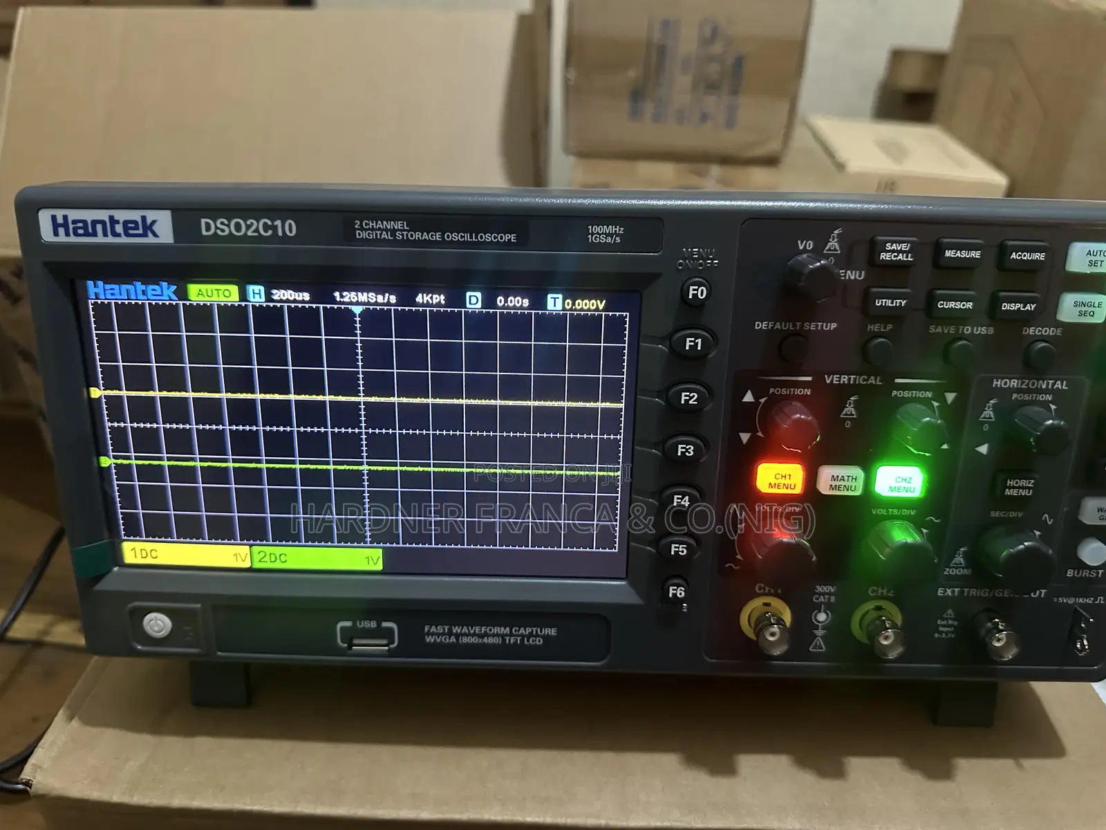 Digital Storage Oscilloscope 100mhz Dual Channel