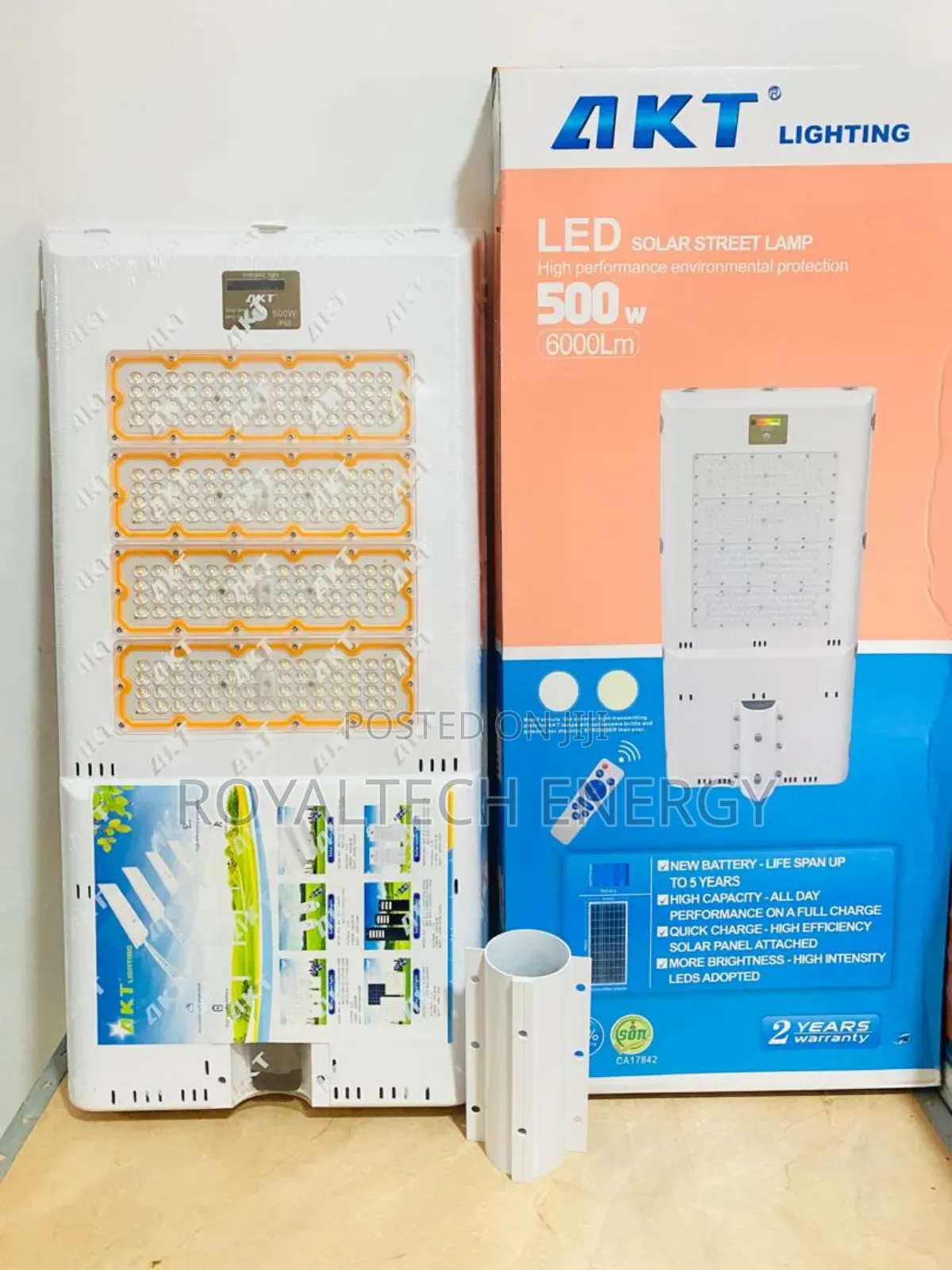 Akt 500w 6000lm Street Lights Available With Warranty