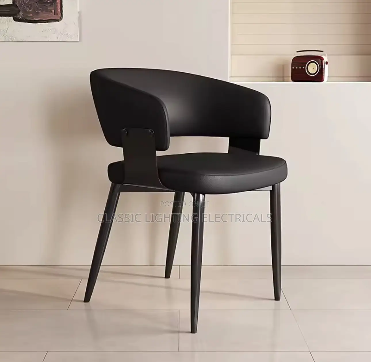 Italian Back Dining Chair Luxury Chair For Restaurant, Hotel
