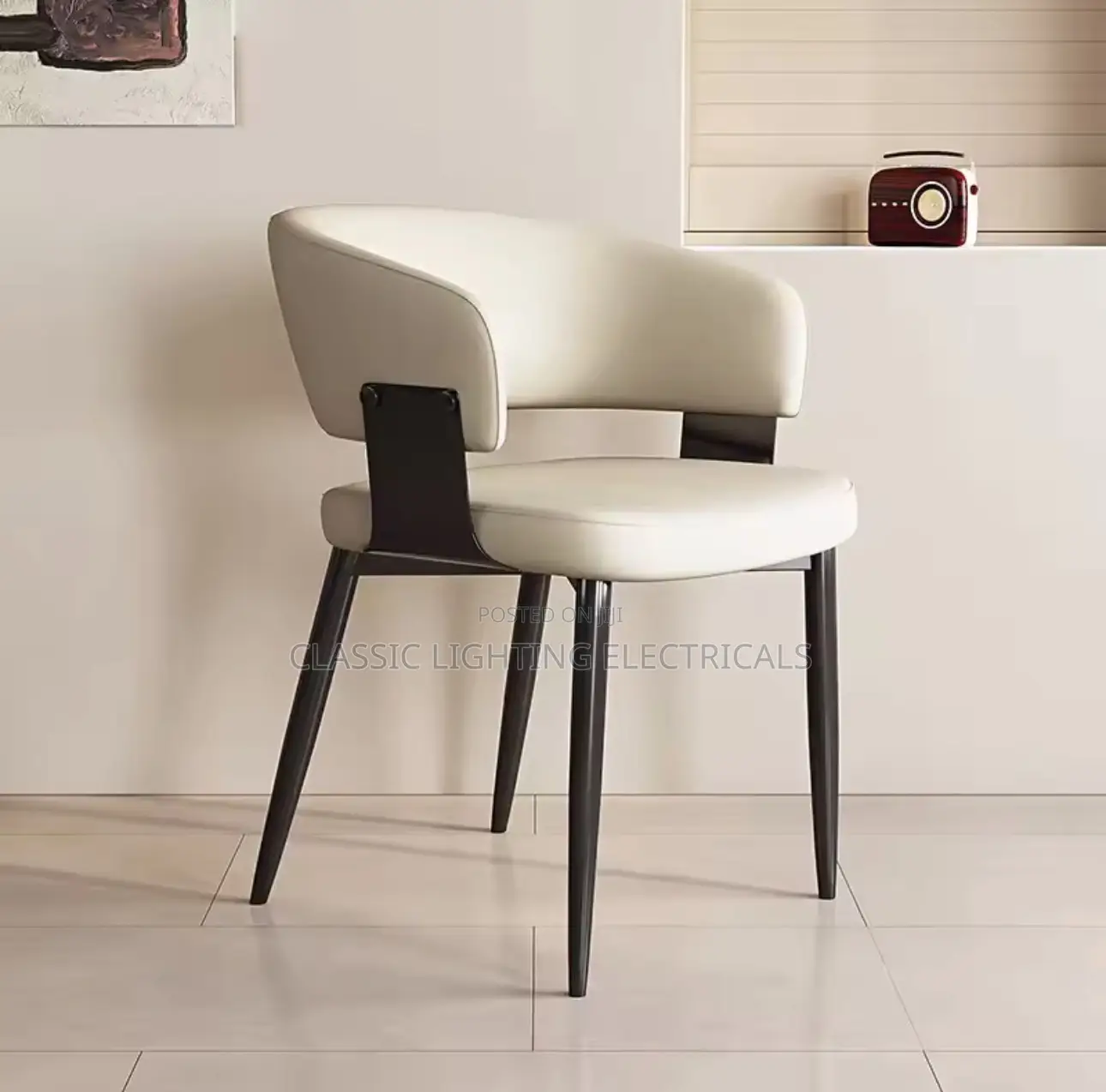 Italian Back Dining Chair Luxury Chair For Restaurant, Hotel Dining