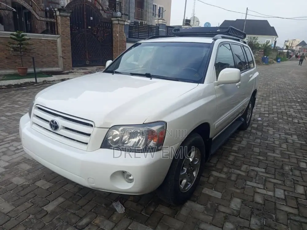 Toyota Highlander V6 4x4 2007 White
