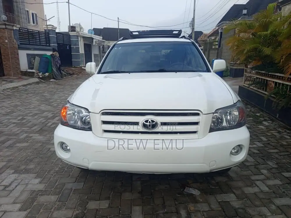 Toyota Highlander V6 4x4 2007 White