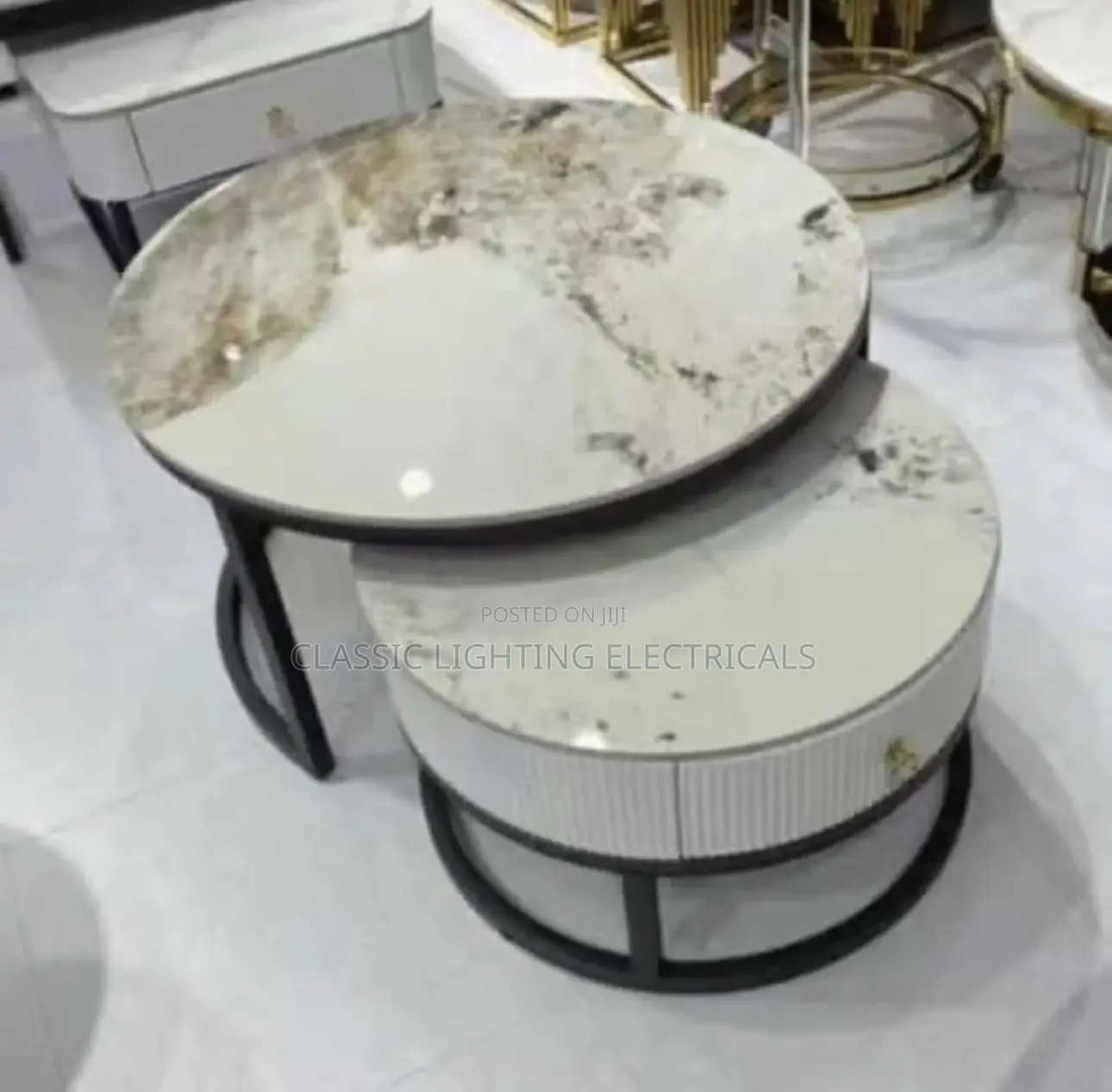 Rock-plate Coffee Table Living Room Household Center Table
