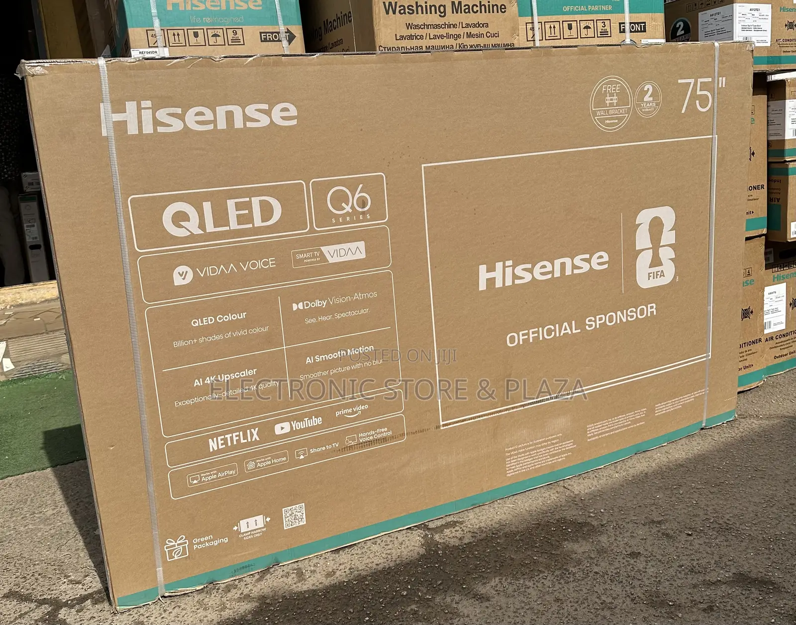 Hisense 75" Qled Smart Tv - Quantum Picture, Smart Features!