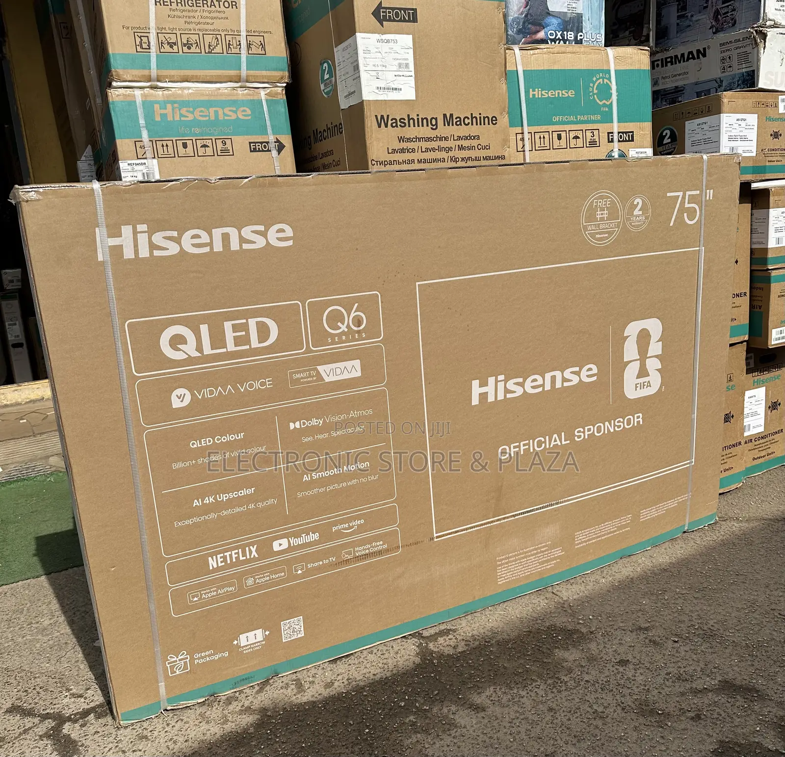 Hisense 75" Qled Smart Tv - Quantum Picture, Smart Features!