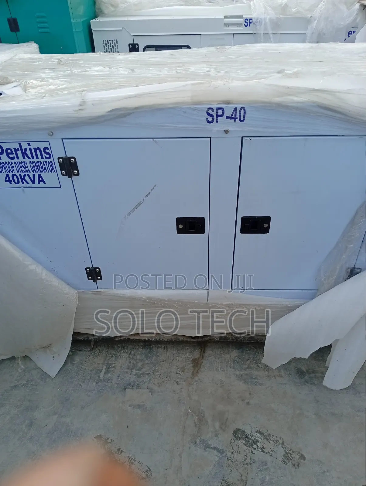 Brand New 40 Kva Perkins Soundproof Diesel Generator 100% Copper Coil