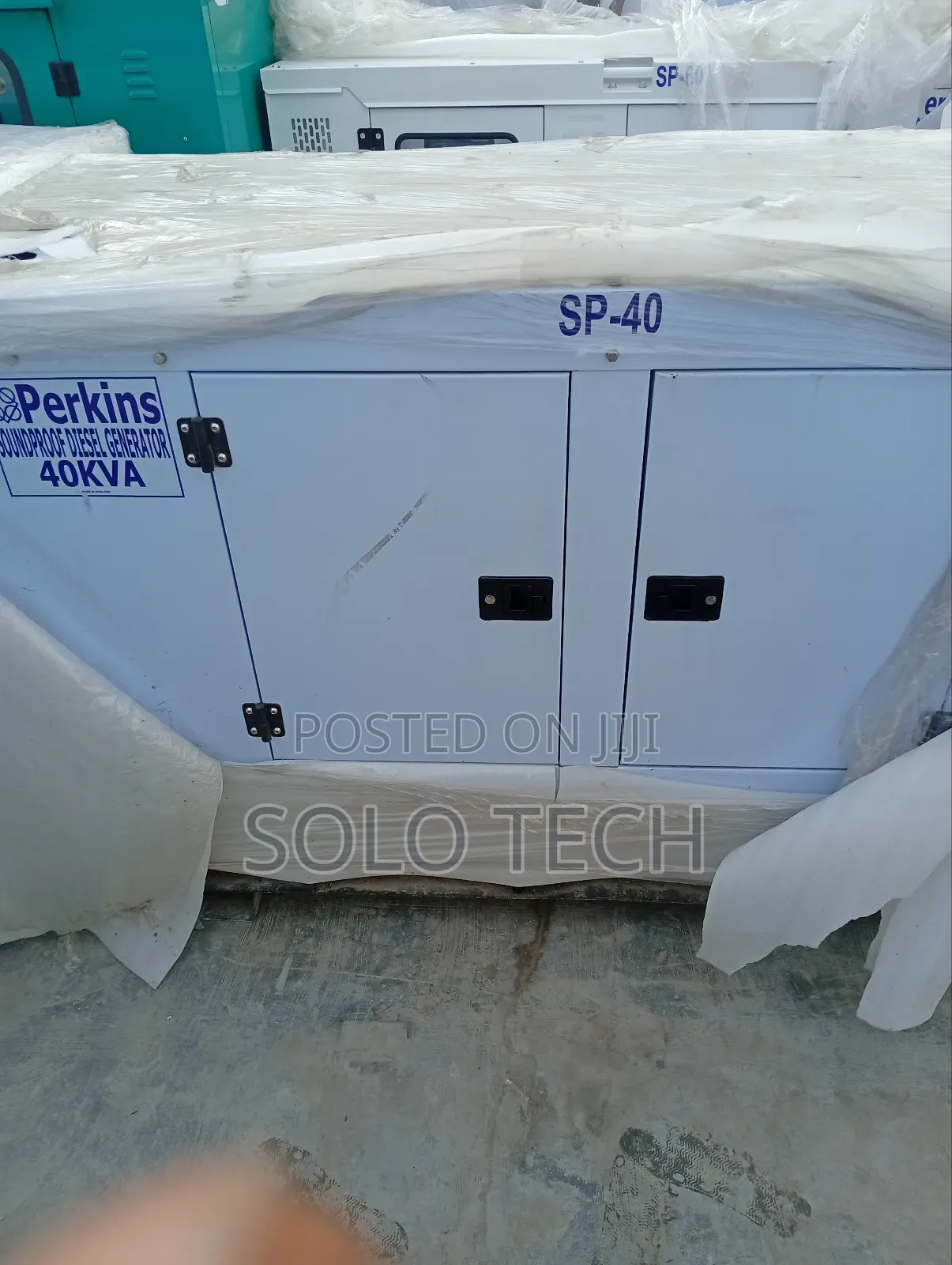 Brand New 40 Kva Perkins Soundproof Diesel Generator 100% Copper Coil