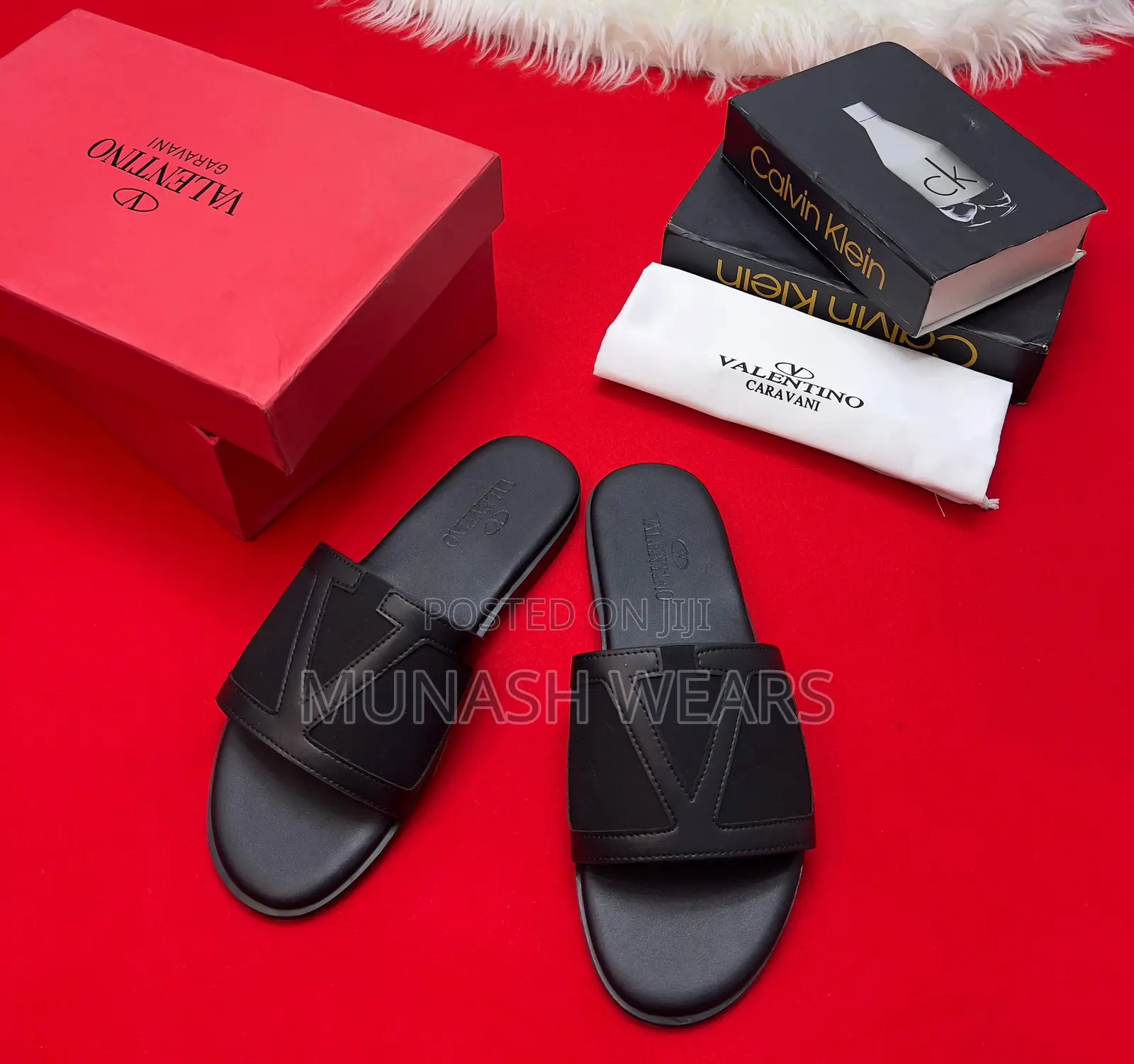 Valentino Leather Slipers 40-46 Available