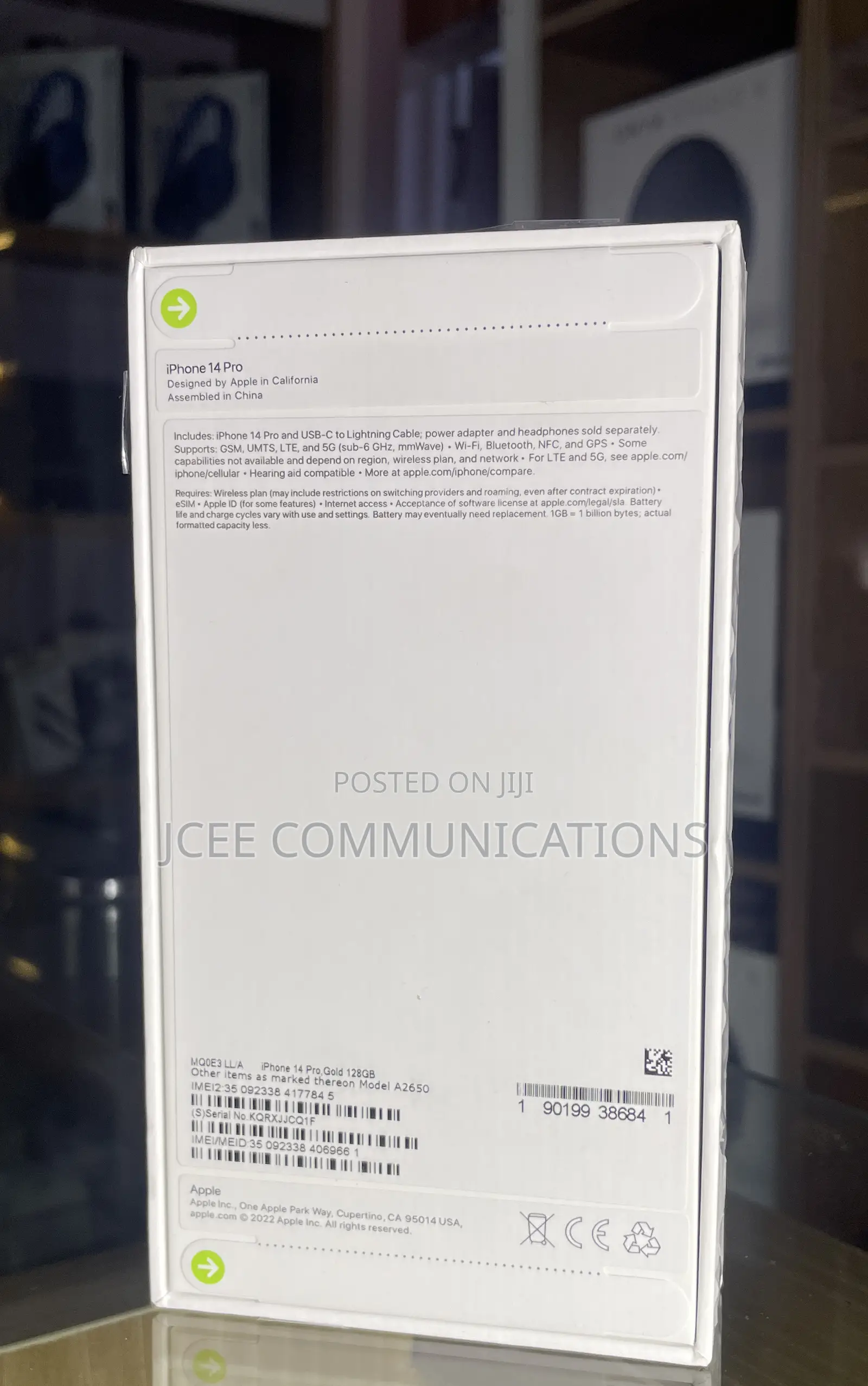 New Apple iPhone 14 Pro 128 GB Gold