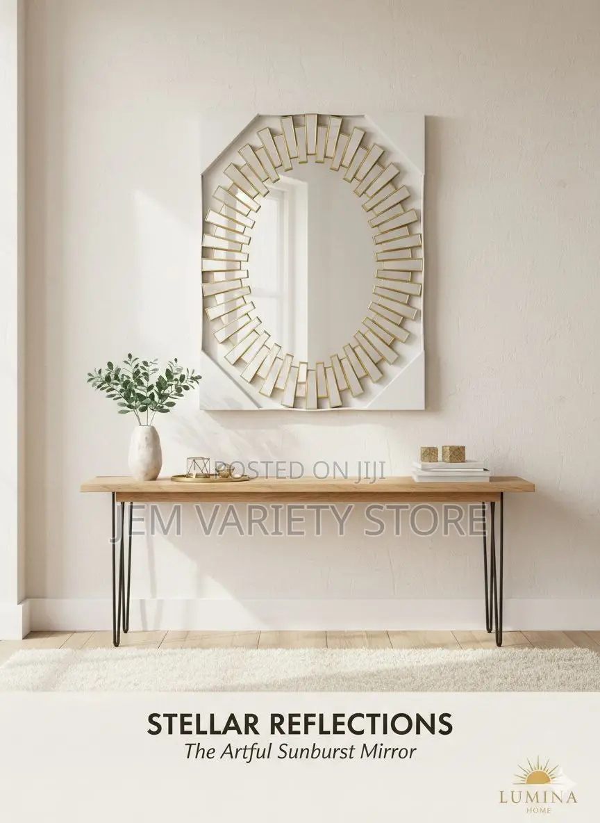 70by90cm Sunburst Mirrror