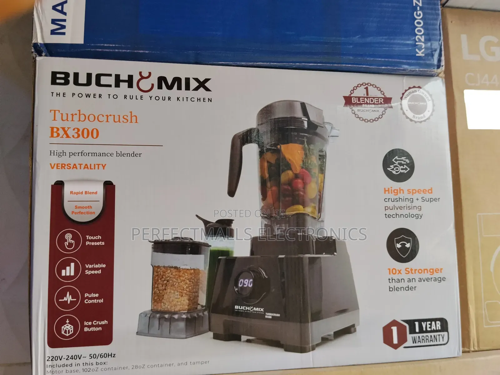 Buchymix Turbocrush Premium Blender -2l, 2200w Bx300