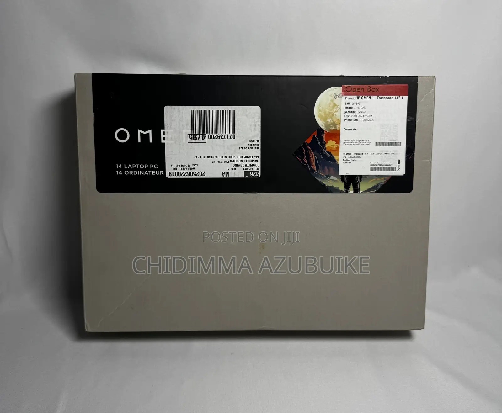 New Laptop HP Omen Transcend 14-fb0023dx 16GB Intel Core Ultra 7 SSD 1T