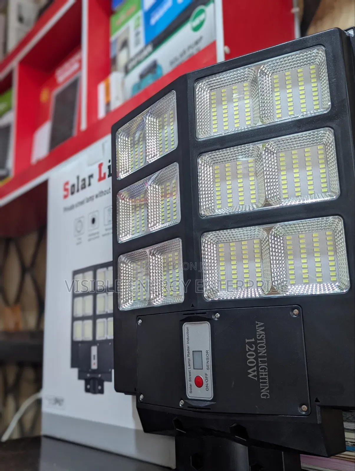 Amston 12eyes All-in-One Solar Street Light
