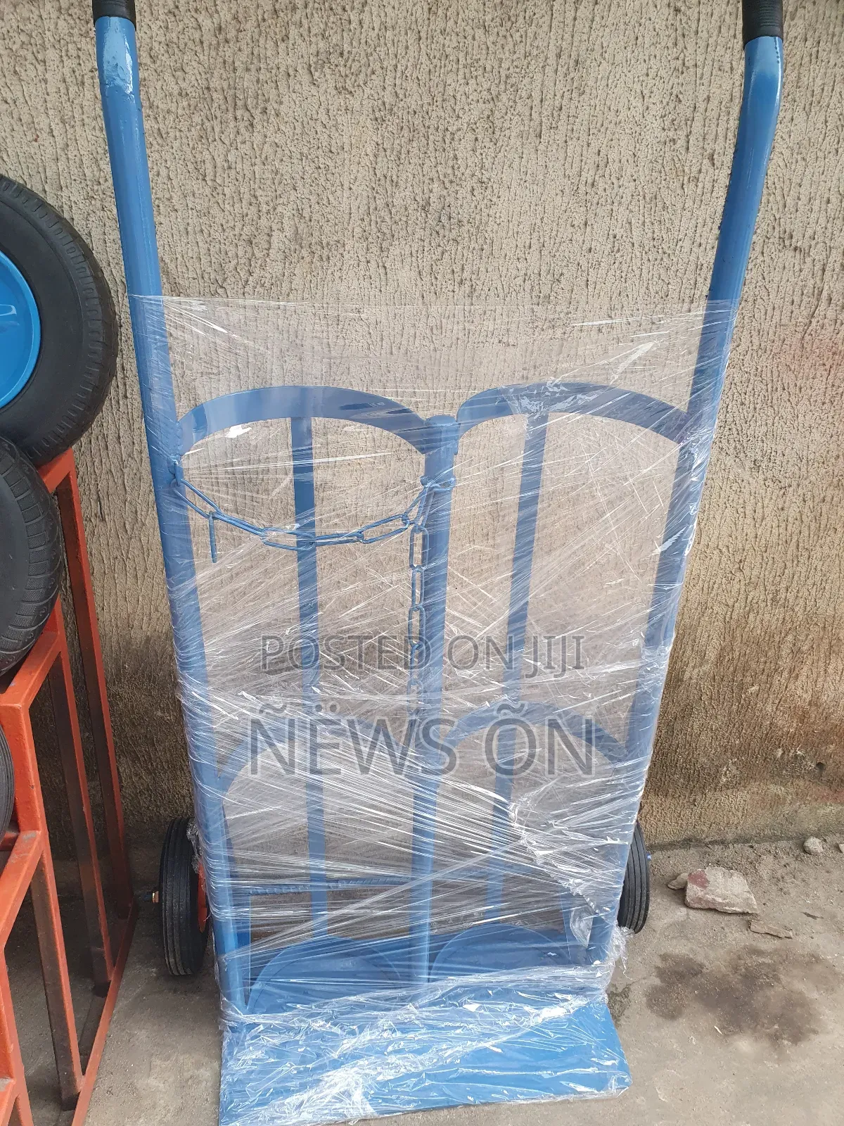 Double Gas Cylinder Trolley