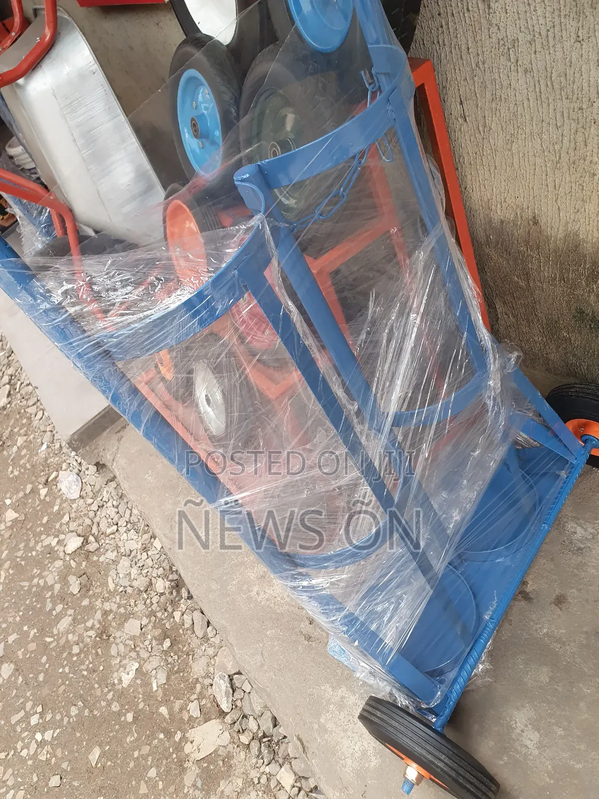 Double Gas Cylinder Trolley