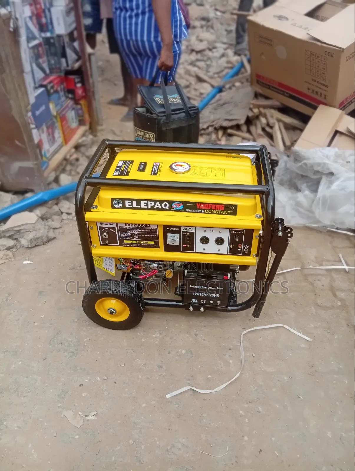 Original Elepaq 12kva Pertrol Generator  Copper Coil