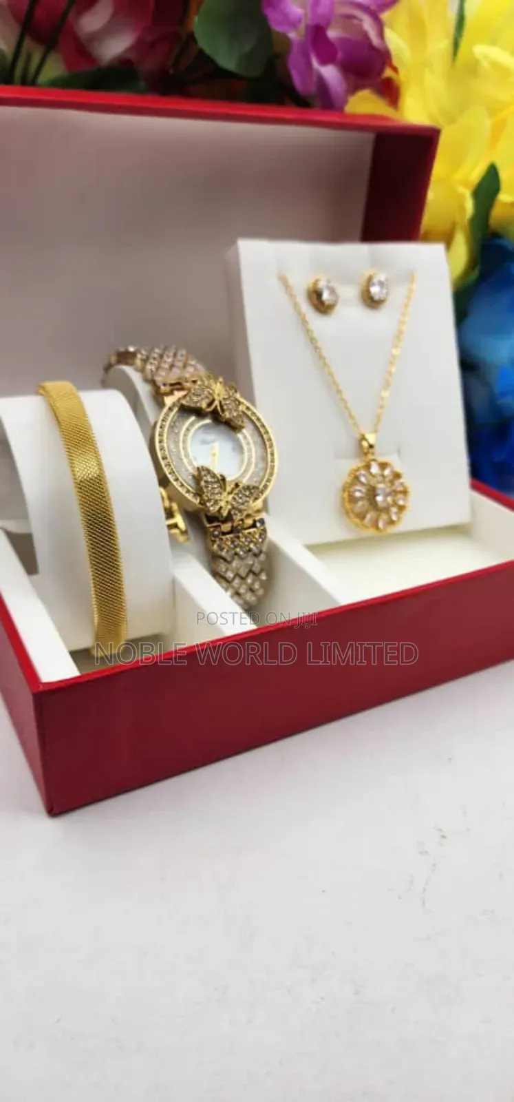 Female Watch + Jewelry Gift Set for Women