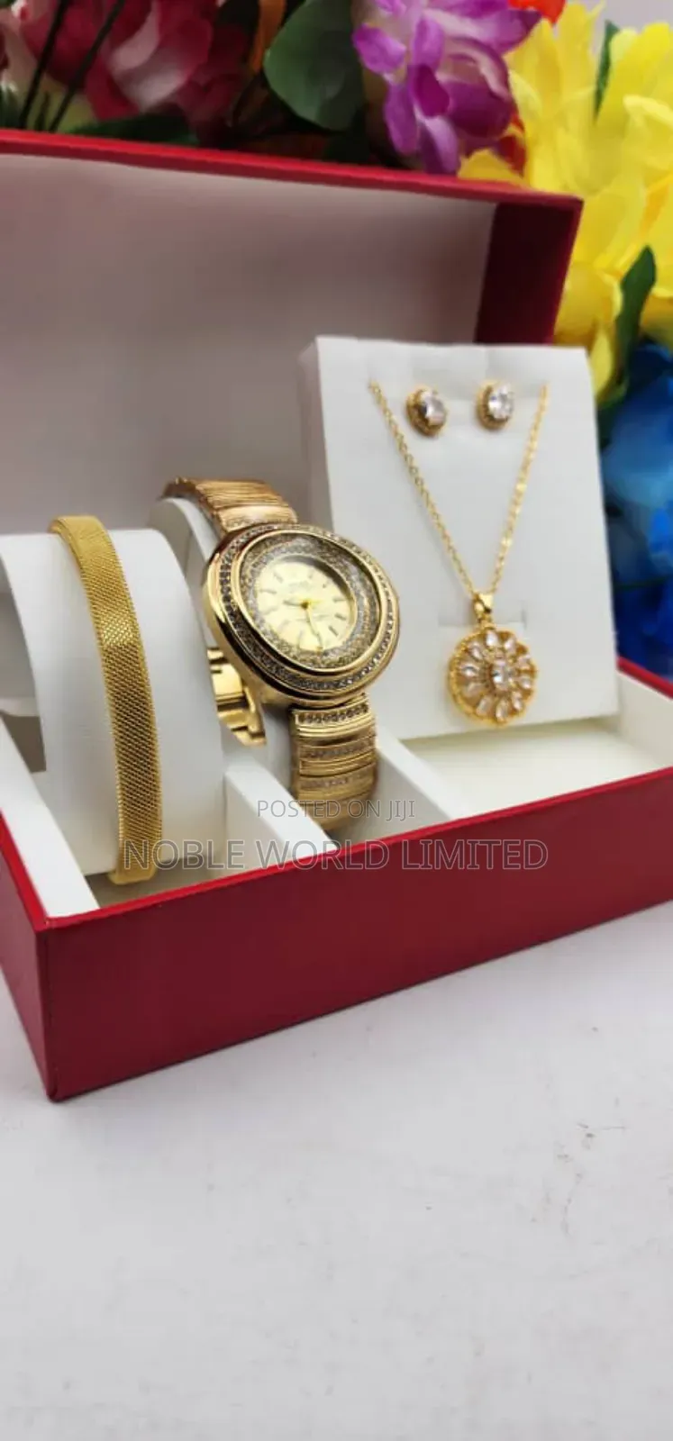 Female Watch + Jewelry Gift Set for Women
