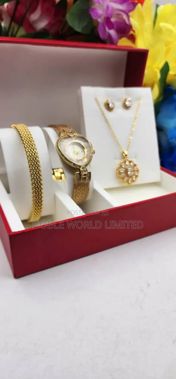 Female Watch + Jewelry Gift Set for Women