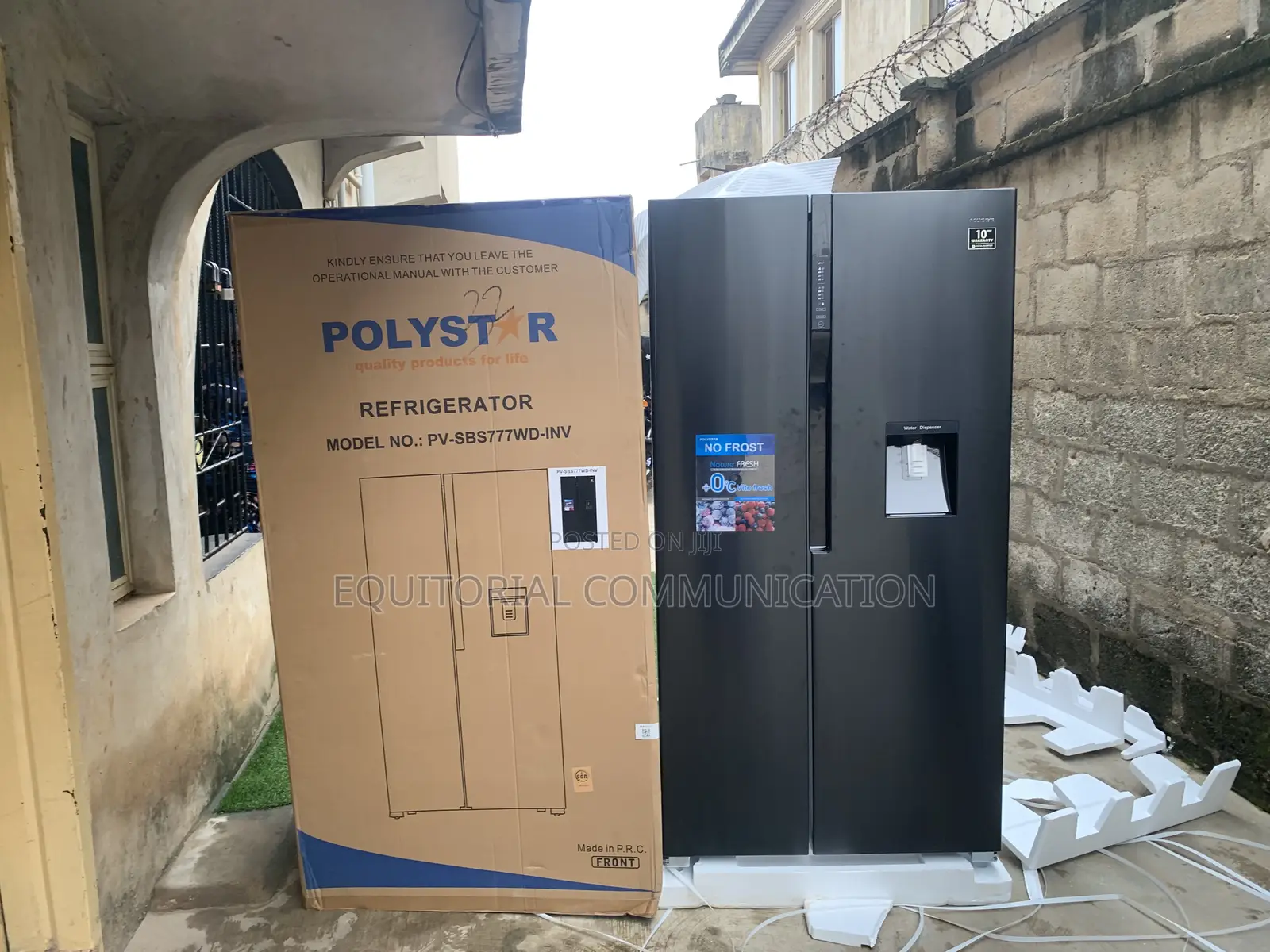 Polystar Pv-Sbs777wd-Inv Premium Side-by-Side Refrigerator