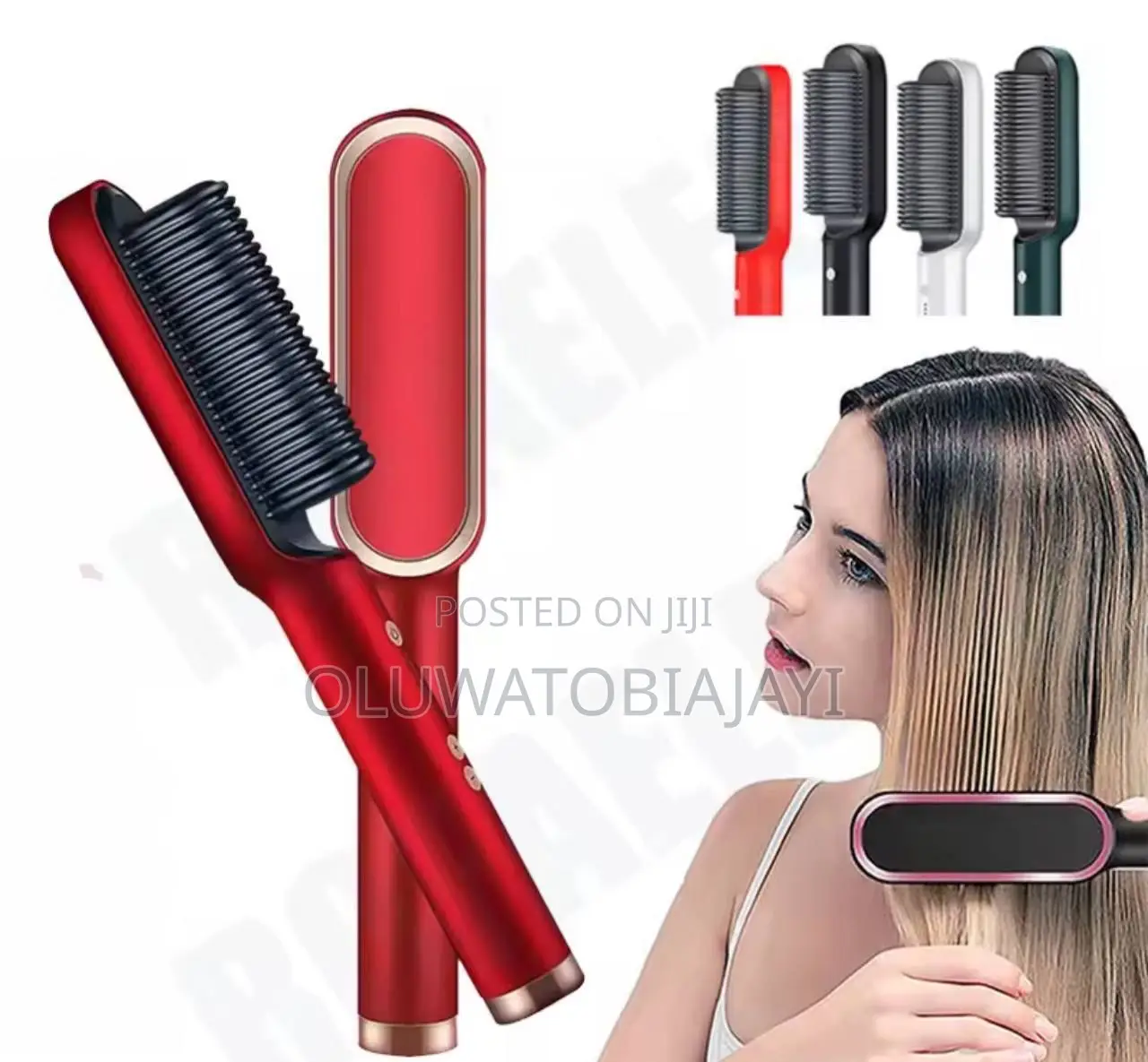 Professional Level Hair Straightening Brush Heated Comb Anti-iron