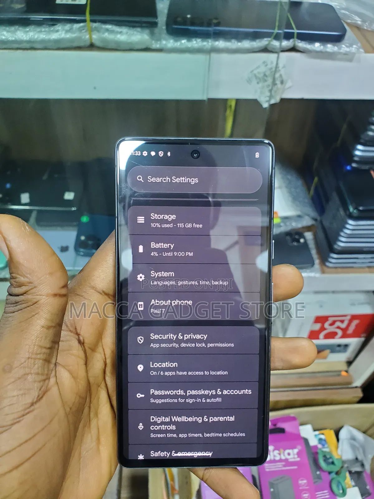 Google Pixel 7 Pro 128 GB Black