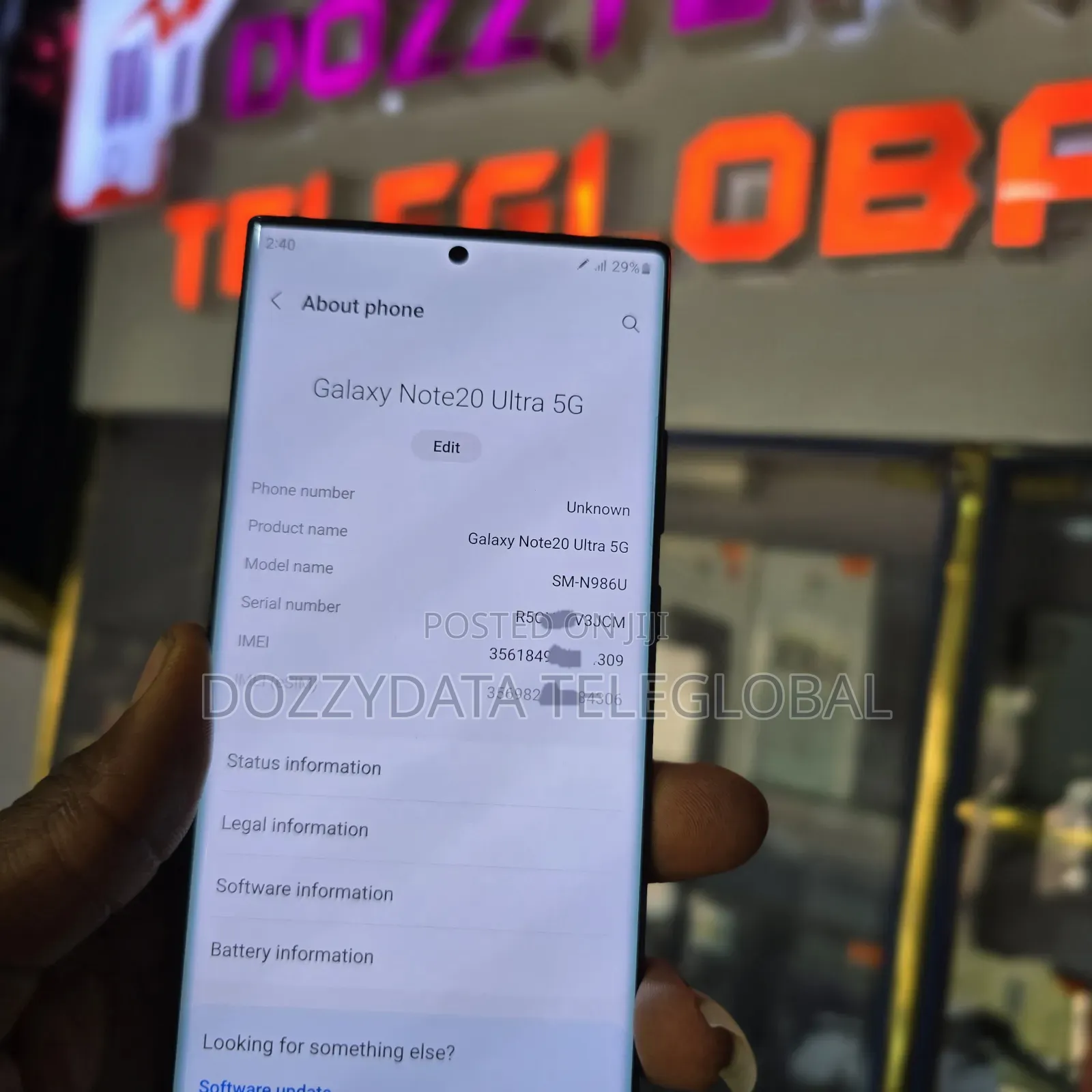 Samsung Galaxy Note 20 Ultra 5G 512 GB Black