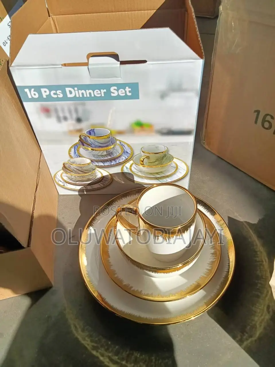 Luxury 16pcs Dinner Set  Price: 60k