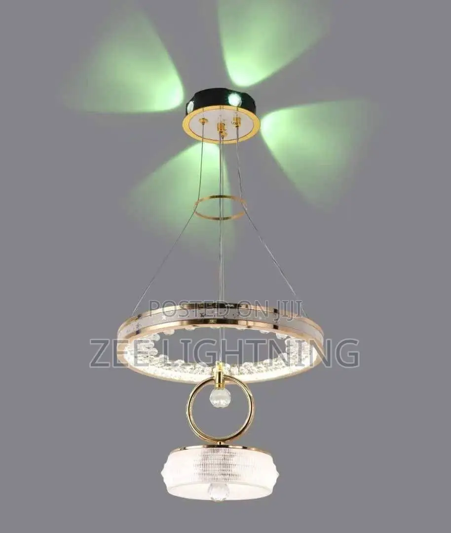Led Single Drop Pendant With Ring Design